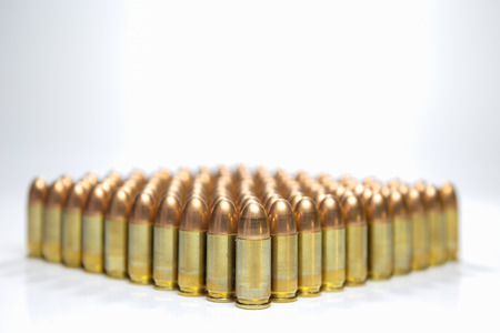 group of 9 mm full metal jacket bullet