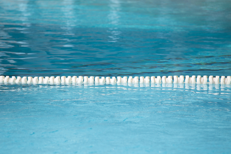 float lane of swimming pool for racetrack texture and background with copy space