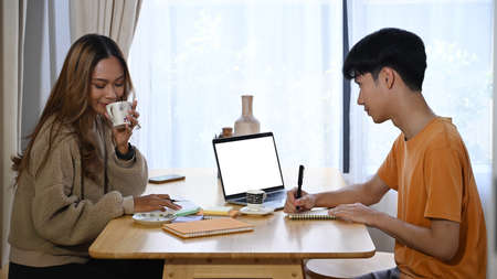 Cropped shot startup business people working together at modern home office.の写真素材