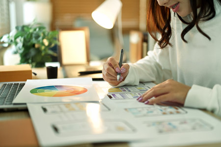 Designer development ux ui graphic prototype application.