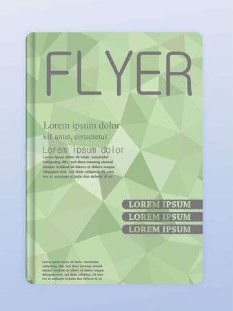 Brochure  flyer presentation template Modernのイラスト素材