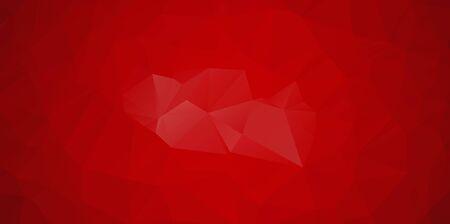 Low polygon Triangle Pattern abstract red color background mosaic style illustration or Geometric styleのイラスト素材
