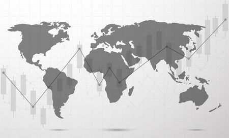 Global network connection conceptのイラスト素材