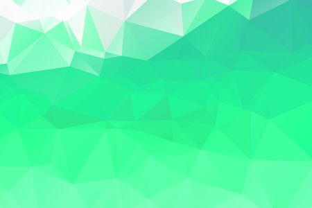 Light Green vector polygon abstract backdrop. Polygonal abstract vector with gradient. Textured...