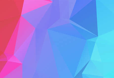 red and blue geometric pattern triangles polygonal design for web and background, application