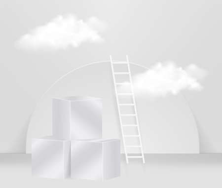 Geometric design. Dark blue âgradient background. Geometric triangle, mosaic, abstract background EPS 10 Vectorのイラスト素材