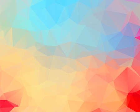 Light Orange polygonal illustration, which consist of triangles. Triangular pattern for your...
