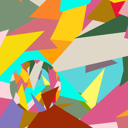 geometric design, colourfull design