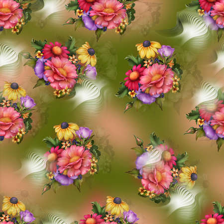 digital design patternの写真素材