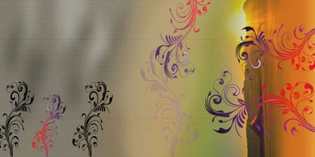 DIGITAL TEXTILE DESIGN AND COLOURFULL PATTERN AND BACKGROUNDの写真素材
