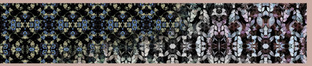 digital textille saree design and colourfull background with flowers and new styleの写真素材