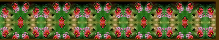 Digital textile saree design and colourfull backgroundの写真素材