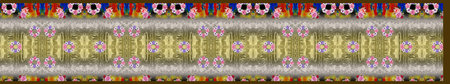 Digital textile saree design and colourfull backgroundの写真素材
