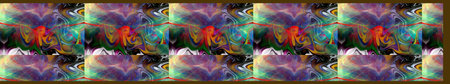 Digital textile saree design and colourfull backgroundの写真素材