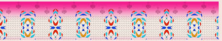 Digital textile saree design and colourfull backgroundの写真素材