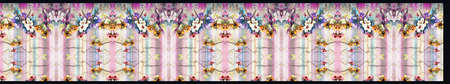 Digital textile saree design and colourfull backgroundの写真素材