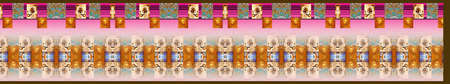 Digital textile saree design and colourfull backgroundの写真素材