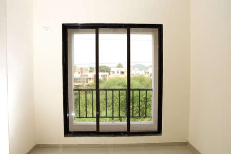A ready to stay building with 3 floors and 1 ground floorの写真素材