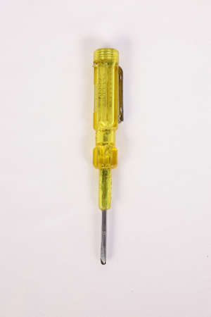 An electric tester to check voltageの写真素材