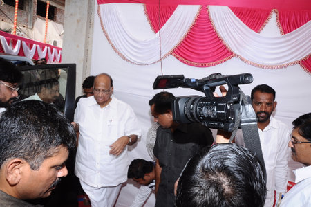 Nationalist Congress Party India supremo Sharad Pawarのeditorial素材
