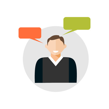 Speaker icon. Speech concept.のイラスト素材