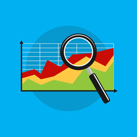 Business analytics symbol.のイラスト素材
