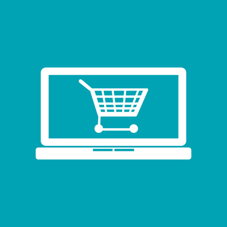 E-commerce symbol. Add to cart icon.のイラスト素材
