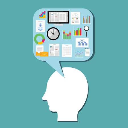 Good planner. Project manager. To do list. Time management. Problem solving concept.のイラスト素材