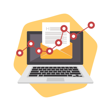 Email icon. E-mail symbol. Email marketing conceptのイラスト素材