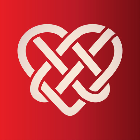 Celtic knot. Laser Cutting template for greeting cards, envelopes, interior decorative elements.のイラスト素材