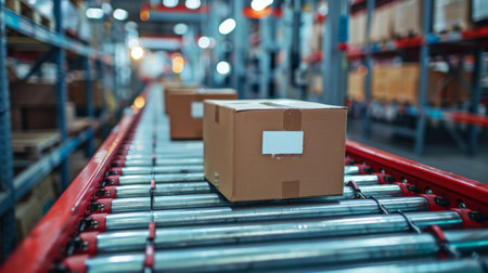 Coordination in packaging and handling of goods, showcasing the operations and scheduling of...