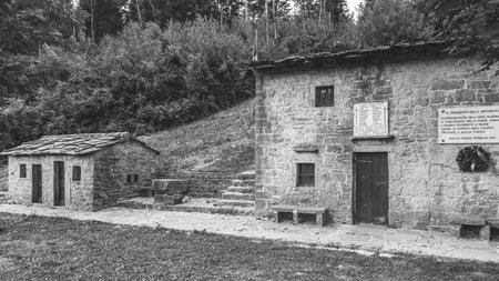 PORZUS, ITALY - August 16 2021 Malghe di Porzusのeditorial素材