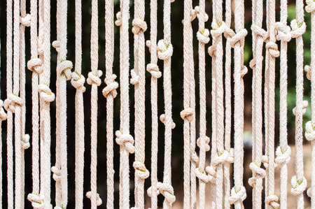 Rope blackgroundの写真素材