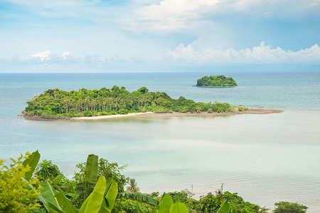 beatiful scenery of the beachの写真素材