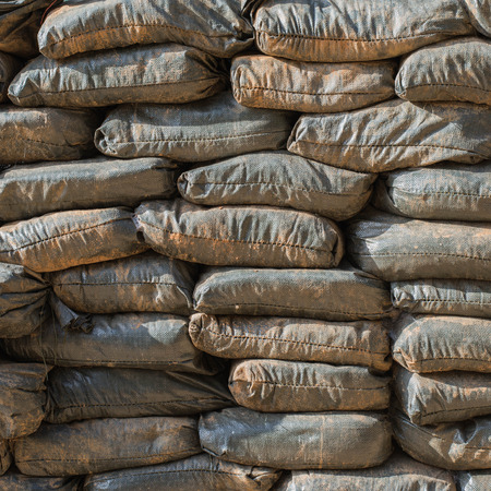 sandbags for armyの写真素材