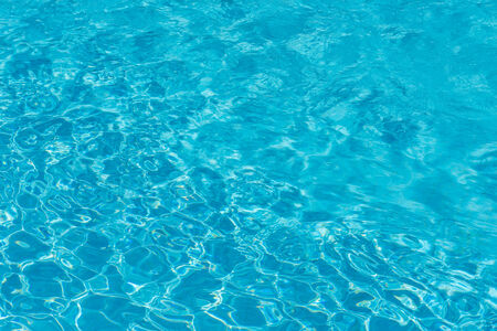 Blue ripped water in swimming pool