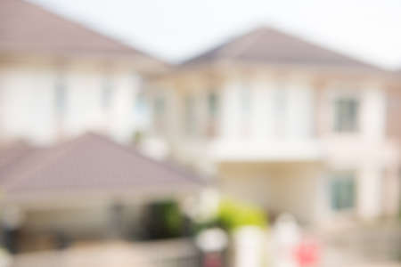 photo of blur housing estateの写真素材