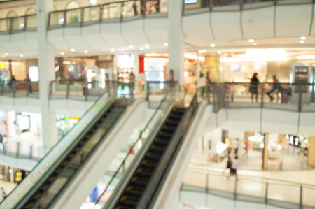 department store blurred