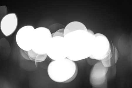 gray bokeh from night lightの写真素材
