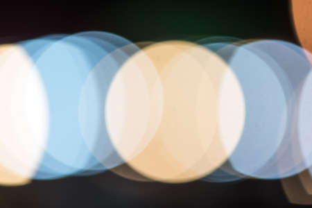 colorful bokeh from night lightの写真素材