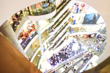 department store blurredの写真素材