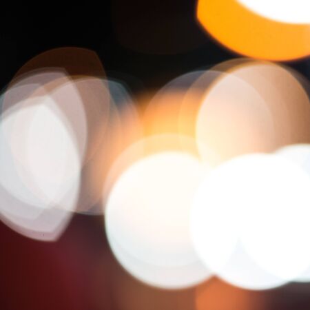 colorful bokeh from night light
