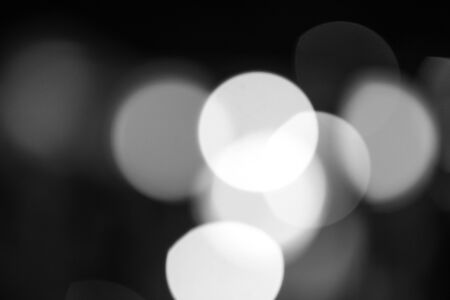 gray bokeh from night lightの写真素材