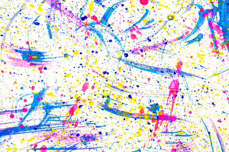 Abstract watercolor paint splash on paper backgroundの写真素材