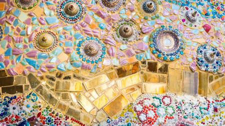 Colorful mosaic backgroundの写真素材