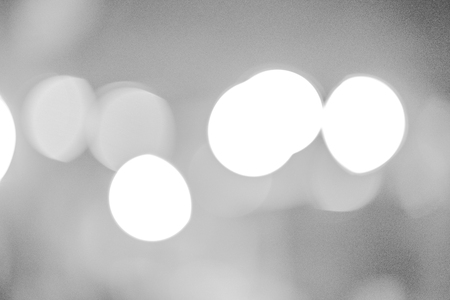 gray bokeh from night lightの写真素材