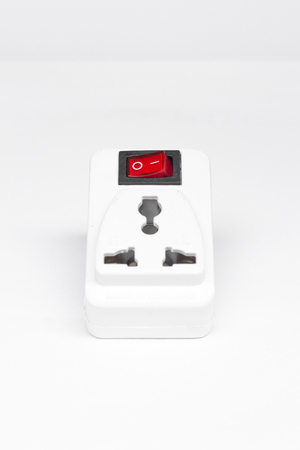 plug socket and switchの写真素材