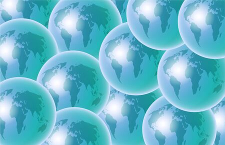 globes backgroundの写真素材