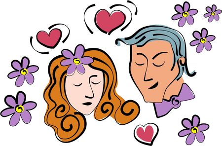 couple in loveの写真素材