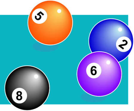 pool balls